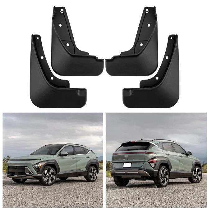Hyundai Kona Hybrid 2023+ — бризковики, фото 2