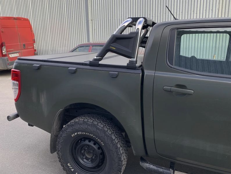Крышка на кузов Ford Ranger T6/T8 2012-2022/Mitsubishi L200 2024+ (трехсекционная, алюминиевая) Xukey, TP-MR727 TP-MR727 фото