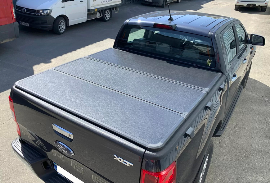 Крышка на кузов Ford Ranger T6/T8 2012-2022/Mitsubishi L200 2024+ (трехсекционная, алюминиевая) Xukey, TP-MR727 TP-MR727 фото