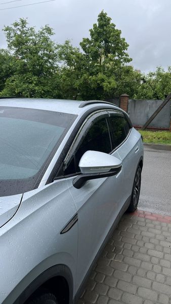 Дефлекторы окон VW ID 4 с хром окантовкой из нержавейки BVWID42123-W/S фото