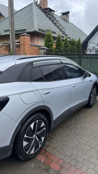 Дефлекторы окон VW ID 4 с хром окантовкой из нержавейки BVWID42123-W/S фото