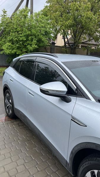 Дефлекторы окон VW ID 4 с хром окантовкой из нержавейки BVWID42123-W/S фото