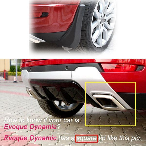 Брызговики Range Rover Evoque Dynamic 2011-2019, (4шт.) LR2009 фото