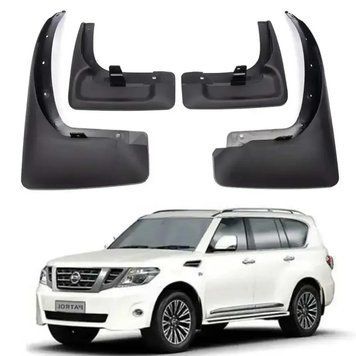 Брызговики Nissan Patrol Y62, Armada 2011-2019, (4шт.) Premium BNSPT1021 фото