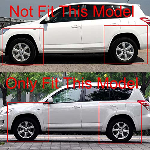 Toyota RAV4 2006-2012 (2.4 бензин з расширювачами арок) — бризковики, фото 2