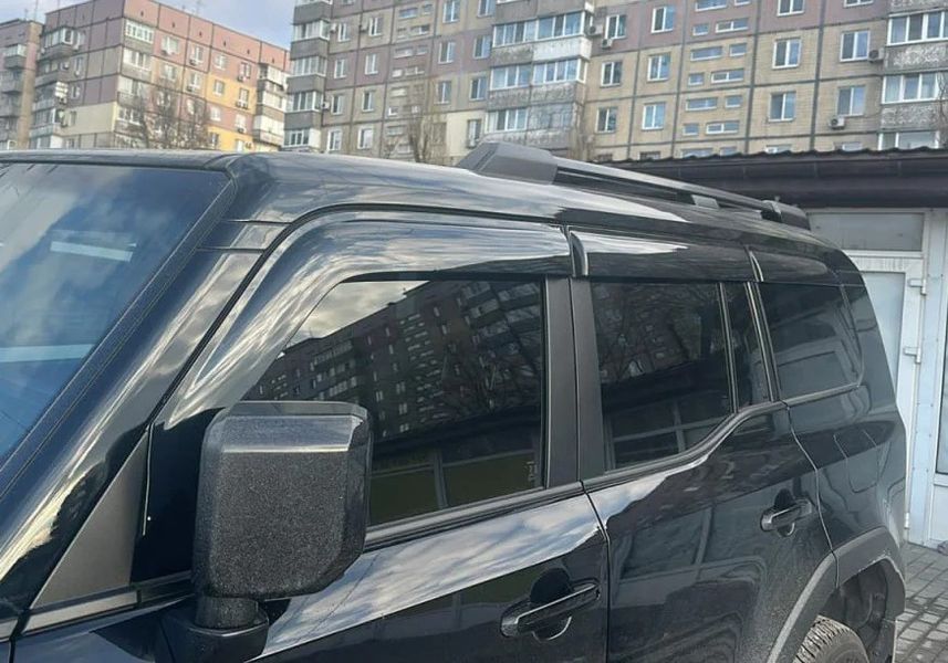 Дефлектори вікон вітровики Toyota Land Cruiser Prado 250 6шт. Premium BTYPD2423 фото
