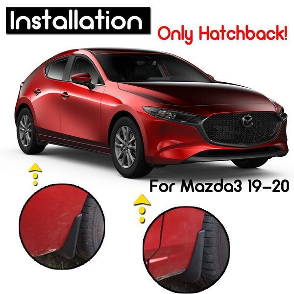Бризковики MAZDA 3 2019+ (Хетчбек), (4шт.) MA1015 фото