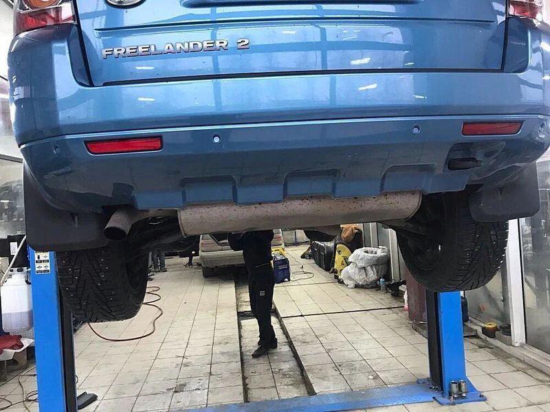 Брызговики Land Rover Frelander II 2007-2019, (4шт.) LR2016 фото